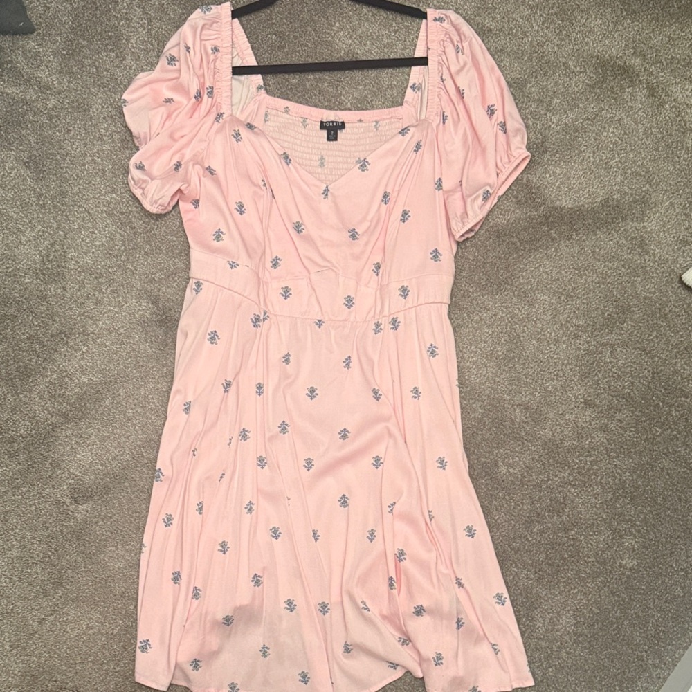 Torrid Pink Floral Dress New without tags